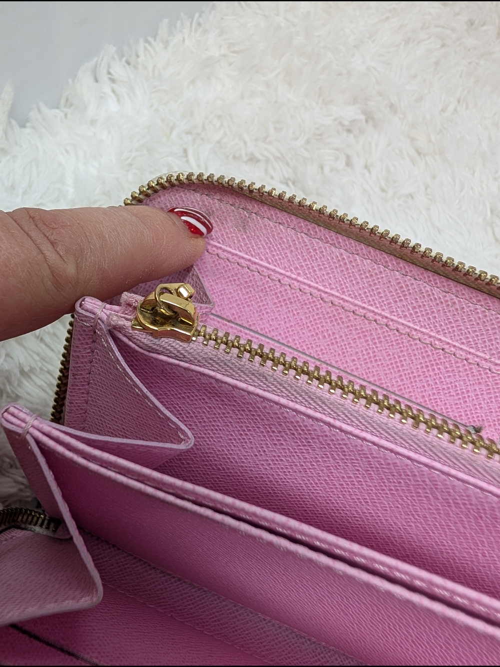 Louis Vuitton Murakami White Multicolor Monogram Zip Wallet - Picture 6 of 14